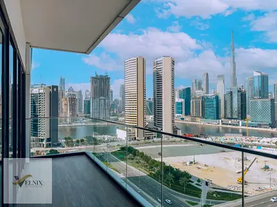 Burj Khalifa & Canal View | Spacious 2BHK | Fully Furnished | 2 Parking Spaces