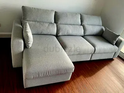 IKEA eskilstuna L shape sofa under storage