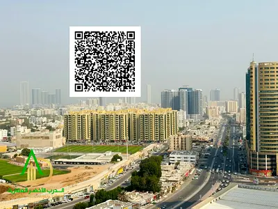 For sale: One-bedroom apartment in Ajman, Al Rashidiya 1 area, Gulf Towers, on Sheikh Khalifa Bin Zayed Road. High-end, modern finishes in a fully ser