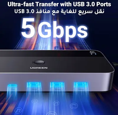 UGREEN USB 3.0 KVM Switch HDMI 4K@60HZ