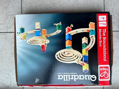 Hape Quadrilla The Roundabout Marble Run - 91 Pieces