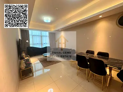 2غرفة نوم مفروشة ماستر فاخرة + موقع حيوي (غلفا تاور)+ جاهزة للسكن + متاح به التملك ب نسبة 100%