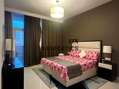 Furnished 1-BR Apt | Higher Floor | Community View