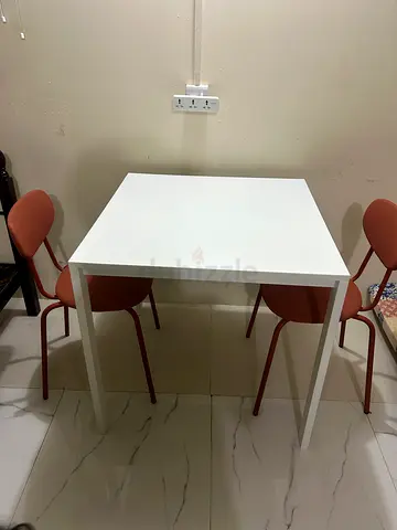 table and 2 chairs (ikea)for sale
