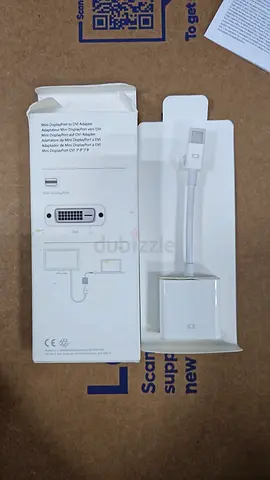 APPLE MINI DISPLAYPORT TO DVI ADAPTER MB570LL/B WHITE