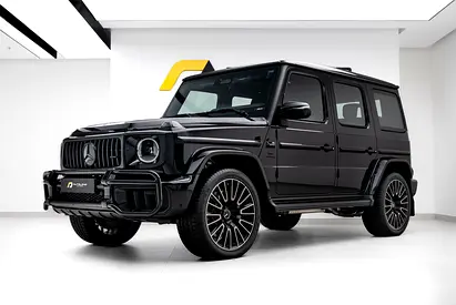 2025 MERCEDES BENZ G63 AMG. GCC | FULL CARBON | DOUBLE NIGHT PACKAGE | OBSIDIAN BLACK