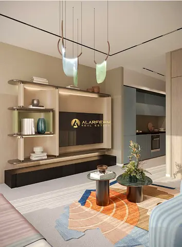 شقة بغرفتي نوم | باركسايد بوليفارد أرجان | مفروشة | إطلالات على المسبح والفناء