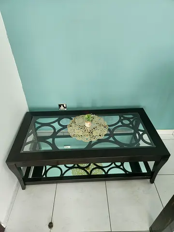 Elegant Black Mirror coffee table