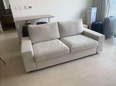 IKEA vimle Two Seater Sofa Bed Beige Good condition