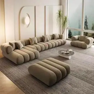 Stylish Modern Sofa Set with Accent Chair