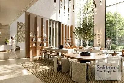 مفروشة بغرفتي نوم | برج باركوود A | شرفة تطل على المجتمع