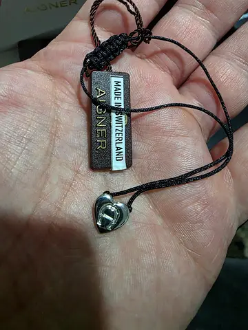 Aigner Heart Pendant Female Bracelet