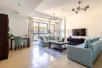 Spacious 2BR with Ain Dubai and Sea Views in JBR | Ideal for Mid - Term, Monthly & Weekely Stays | All Bills Inclusive