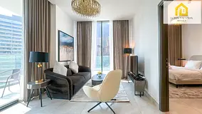 Stylish 1-Bedroom in Business Bay| Pool View