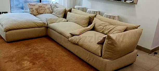 Marina home feather filled Luscious sectional sofa