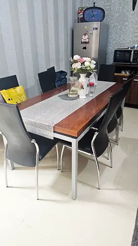 Dining Table , queen size bed with matress , recliner for sale
