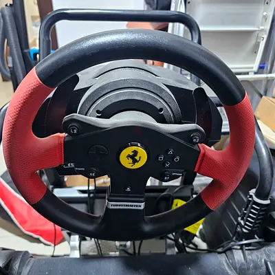 Ferrari Thrustmaster Master T150 with upgraded peddle