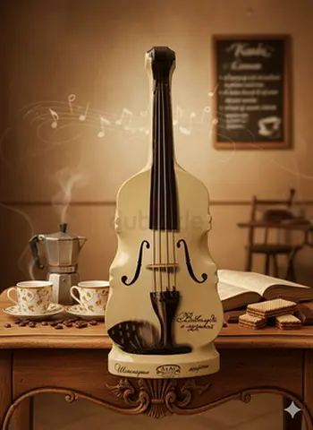 Russian chocolate in violin style