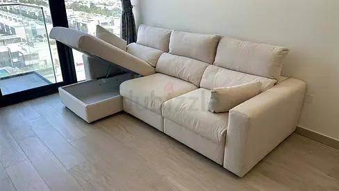 IKEA Esklstuna Sofa Bed Beige Good Condition