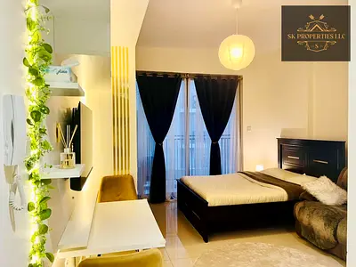 ✨ Premium Investment Opportunity | Spacious Fully Furnished Studio with Elegant Balcony | High ROI in Uptown Al Zahia ✨