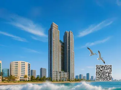 Partial Sea View Studio in Mawjan | Low Down Payment | Investment Opportunity