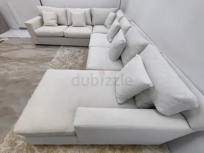 Top Quality crate and barrel beige color sofa