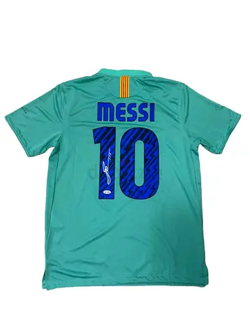 Lionel Messi Jersey Hand Signed BAS