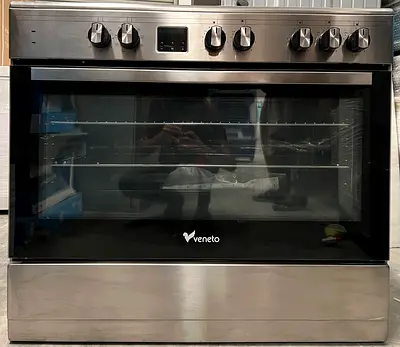 New Veneto Cooking Range 90x60Cm Electric Cooker N1X96EVTC without Box