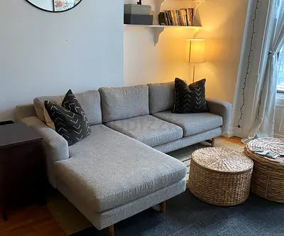 West elm Eddy L shape sofa