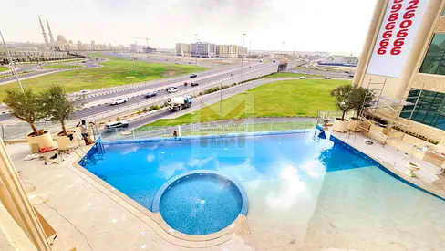 Pool & GYM// BRAND NEW BUILDING//Luxury & Lavish 1-Br//Bright & Spacious//wardrobe & Balcony + Open View//1-Covered Parking//4&6 Chqs