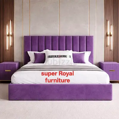 Stylish Purple storage Brand New Queen size bed including medical mattress Queen bed
