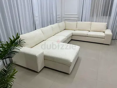 Elegant Finish – Smooth cream upholstery with a sophisticated texture that complements modern décor