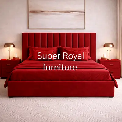 Stylish Brand New Queen size bed storage bed family bed Queen bed mattress good quality