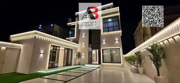 فيلا فاخرة في الروضة // موقع متميز // ثاني فيلا من شارع الشيخ عمار