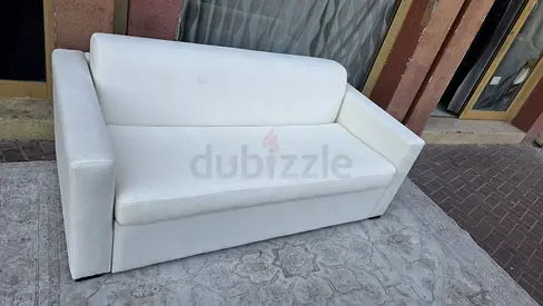 Natuzzi two seater sofa bed with mattress