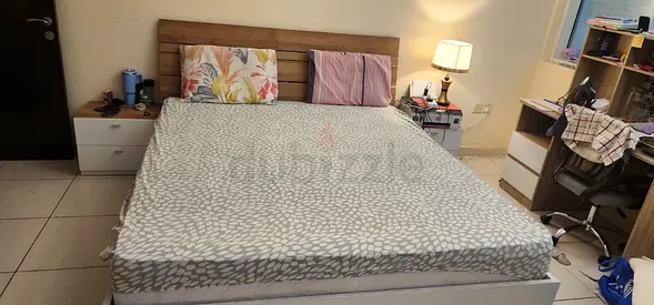 King Size Bed with Wooden Frame
