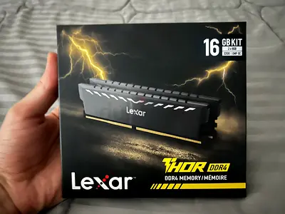 Brand New Lexar Thor 16gb (8x2) DDR4 3200 mHz