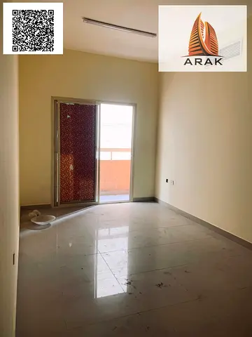 A comfortable two-bedroom apartment with a living room is available for annual rent in Al Nuaimiya 2, Ajman. The apartment offers a practical layout