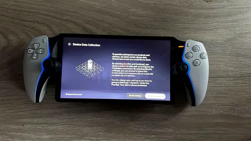 PlayStation Controller with Mobile Device