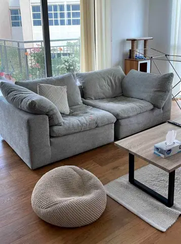 Pan Emirates Pianca corner modular sofa