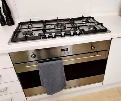 Smeg Stainless Steel Oven and Gas Cooktop