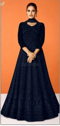 Elegant Navy blue Womens Dress