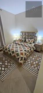 One-bedroom apartment in Al Taawun, Sharjah, furnished with luxury furniture.
