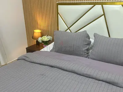 Grey waffle comforter super king 3 peice