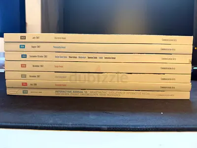 Communication Arts Annuals Collection (Design, Advertising, Illustration, Interactive) – Rare Set
