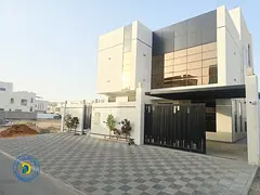 In the Al Bahia area, a luxurious villa with 6 rooms and a rooftop terrace, fully air-conditioned, i