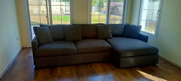 Crate and Barrel lounge deep L Shape