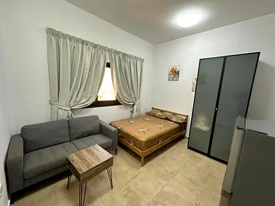 Close to Souq Extra | Studio Furnished | Spacious only 3500 in silicon gate 1