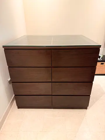 Stylish Brown Storage Chest/Island Drawer