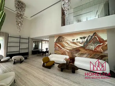 فيلا من 5 غرف نوم | مسبح خاص | إطلالة على برج العرب | أكاسيا أفينيوز